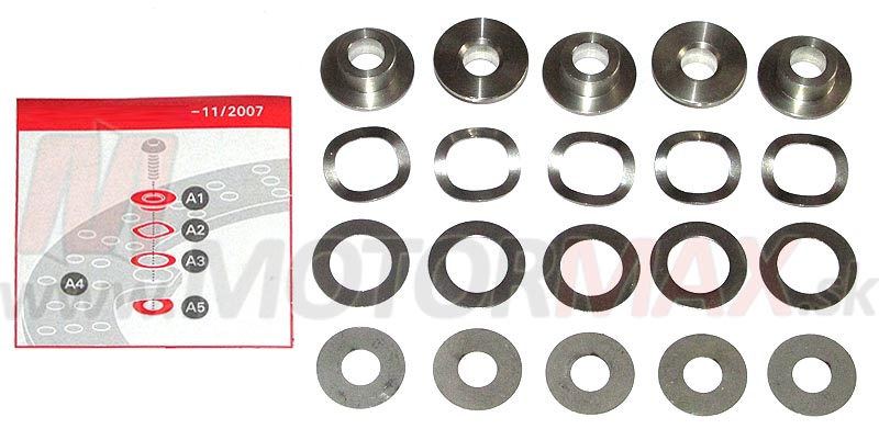 Montážna sada na kotúč - BMW moto do 11/2007, pre hrúbku kotúča 4.5 mm