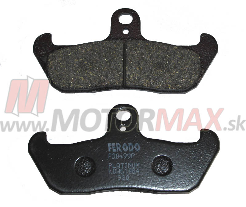 Brzdové doštičky Ferodo FDB499 100x47 mm