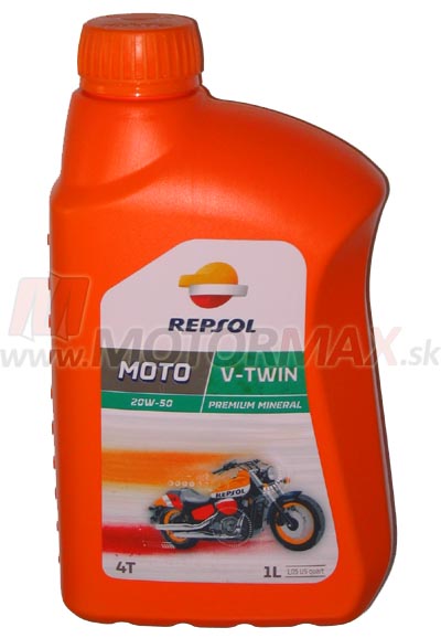Repsol Smarter V-Twin 4T 20W-50, 1L
