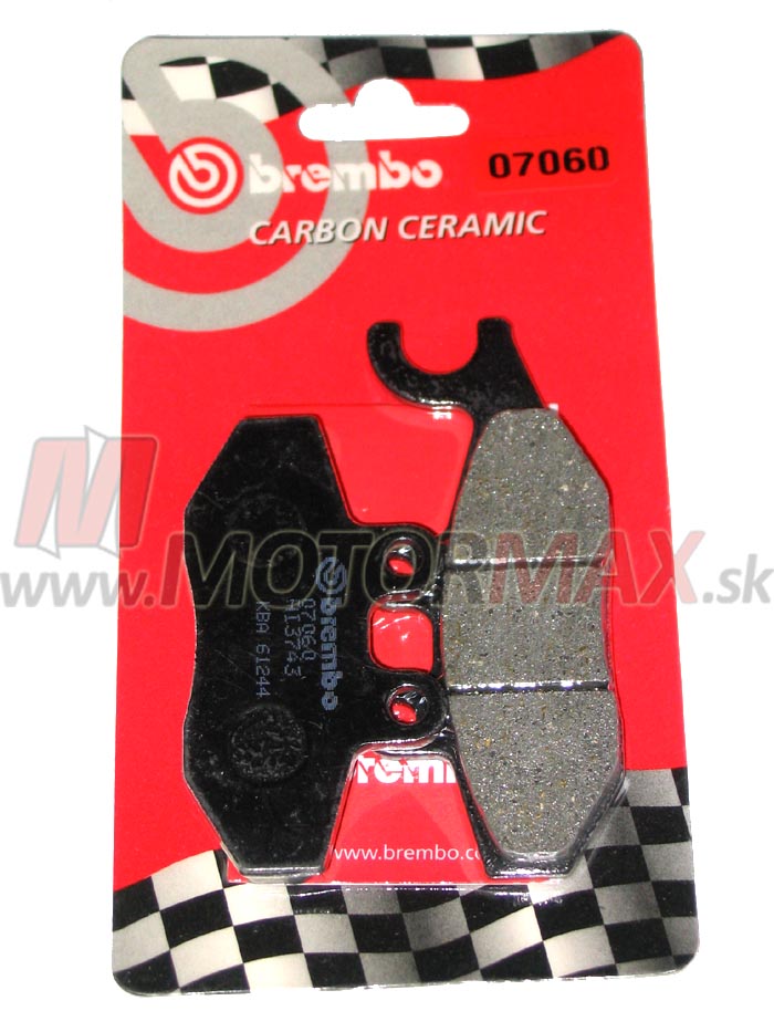 Brzdové doštičky BREMBO 07060 Carbon Ceramic