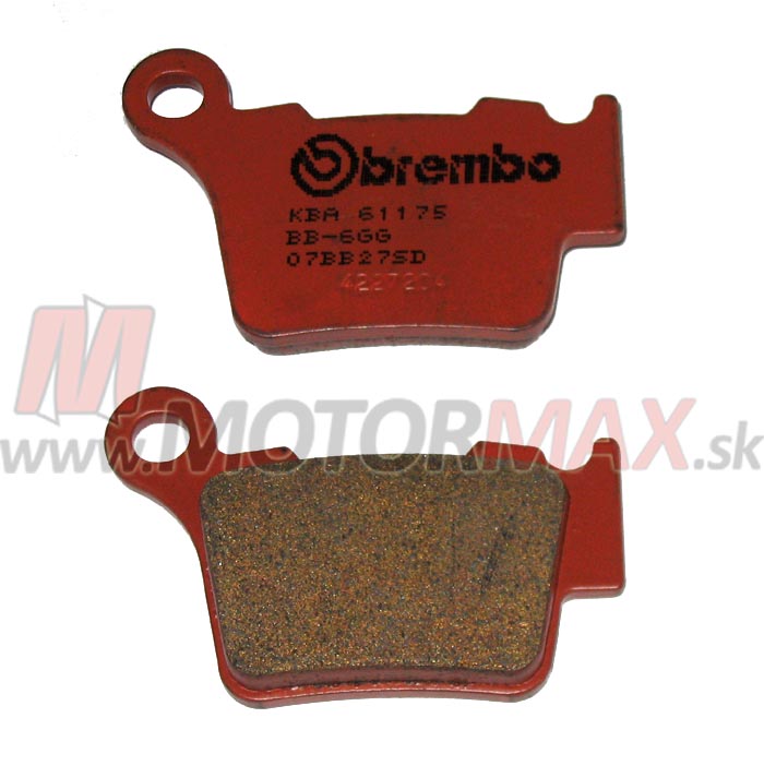 Brzdové doštičky BREMBO 07BB27