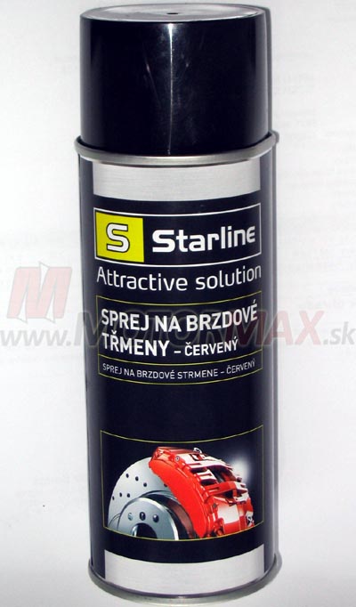 Lak na brzdové strmene ČERVENÝ 400 ml