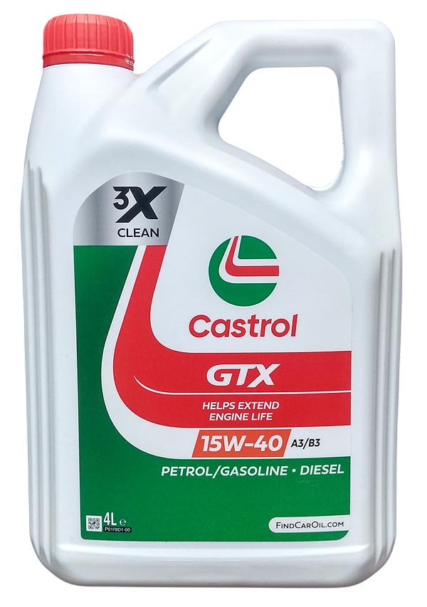 Castrol GTX 15W-40, 4L