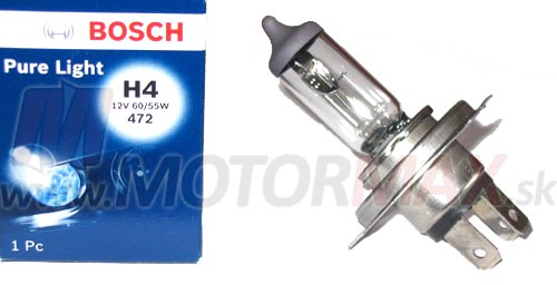 Žiarovka H4 Bosch Pure Light 12V