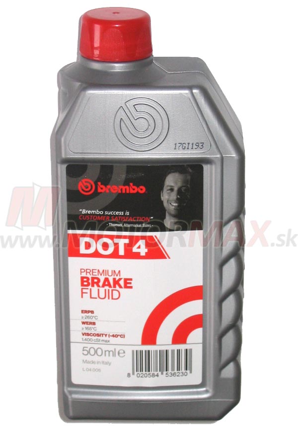 Brzdová kvapalina BREMBO DOT4 500ml