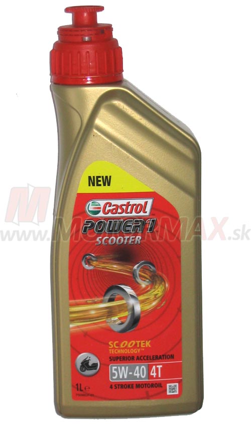 Castrol Power 1 Scooter 4T 5W-40, 1L