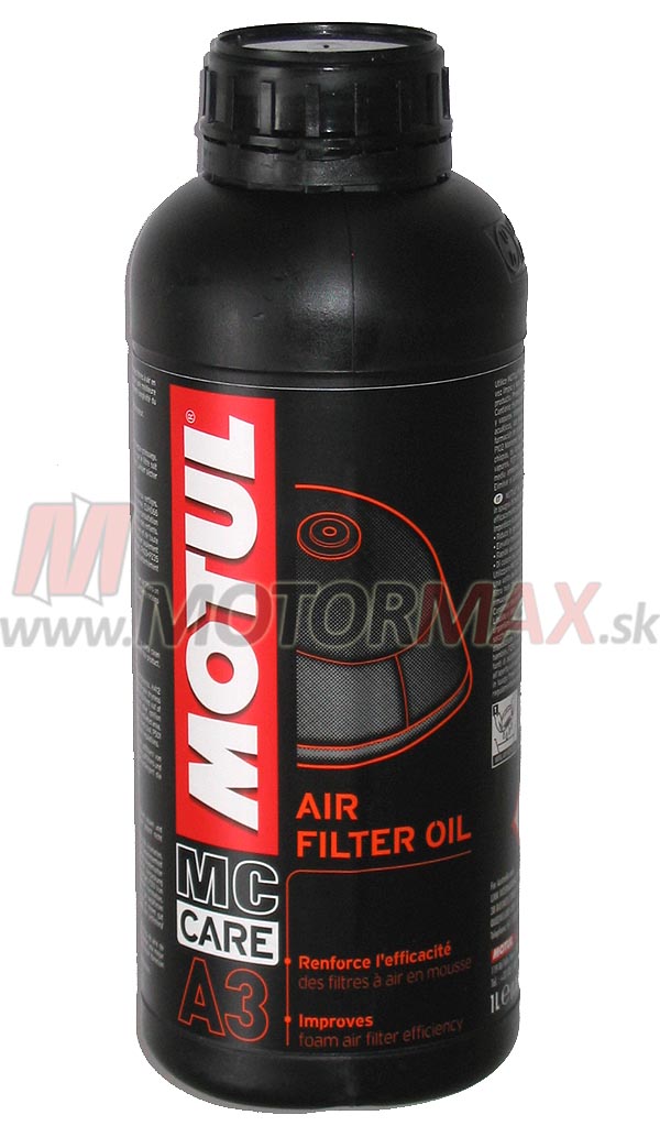 Motul A3 - impregnačný olej na penové vzduchové filtre 1L