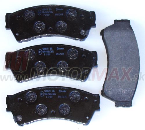 Brzdové doštičky (predné) Mazda 6 GH 2007-2012
