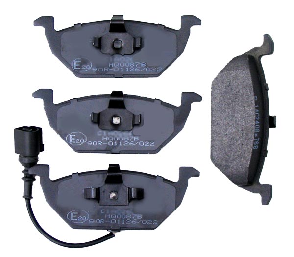 Brzdové doštičky so senzorom opotrebenia - Audi, Seat, Škoda, VW