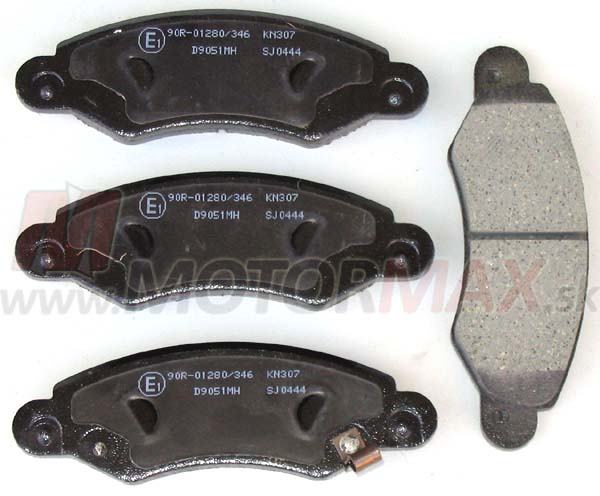 Brzdové doštičky - Citroen C5 3.0 V6/2.0 HDi/2.2 HDi