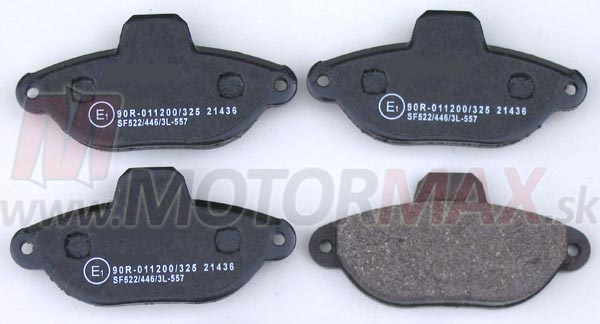 Brzdové doštičky (bez senzora) Fiat Cinquecento (170)