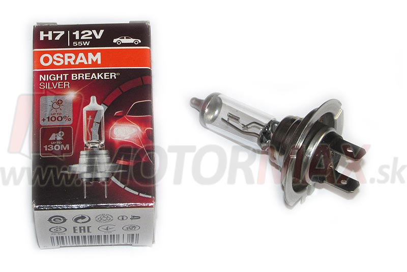 Žiarovka H7 Night Breaker Silver +100%
