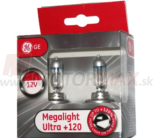 Žiarovky H1 12V Megalight Ultra +120 (2ks)