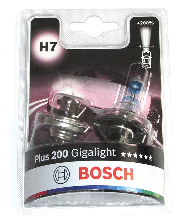 Žiarovky H7 12V Plus 200 Gigalight 2ks