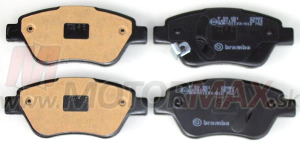 Brzdové doštičky Brembo P59 051 - Opel Corsa D