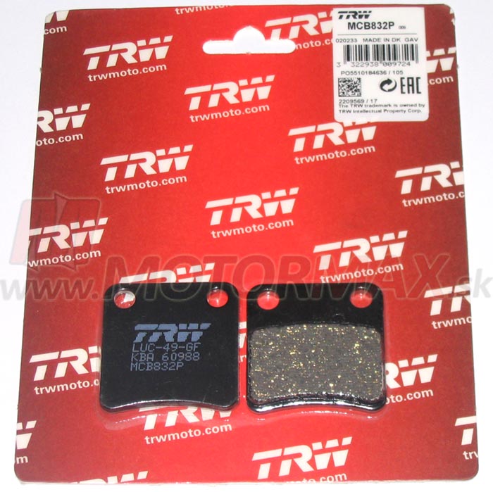 Brzdové doštičky na parkovaciu brzdu - Honda CTX, NC, TRX, CRF, VFR