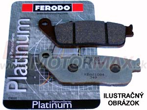 Brzdové doštičky Ferodo FDB311 - Yamaha RD, SR, XV, XT, XZ, XS, XJ, TT