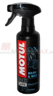 Motul E1 Wash&Wax 400 ml (suchý čistič motocyklov)