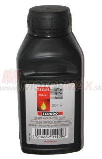Brzdová a spojková kvapalina Ferodo DOT4 250 ml