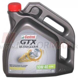 Castrol GTX Ultraclean 10W-40, 4L