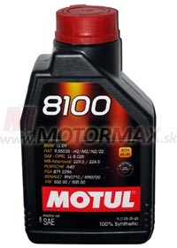 Motul 8100 X-clean+ C3 5W-30, 1L