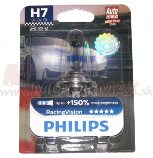 Žiarovka H7 Philips RacingVision +150% 12V