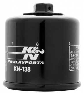 Olejový filter KN-138 - Arctic Cat, Cagiva, Kymco, Suzuki
